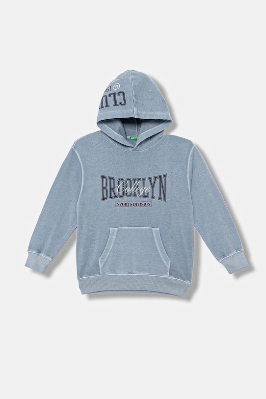 

Детская хлопковая толстовка United Colors Of Benetton, синий