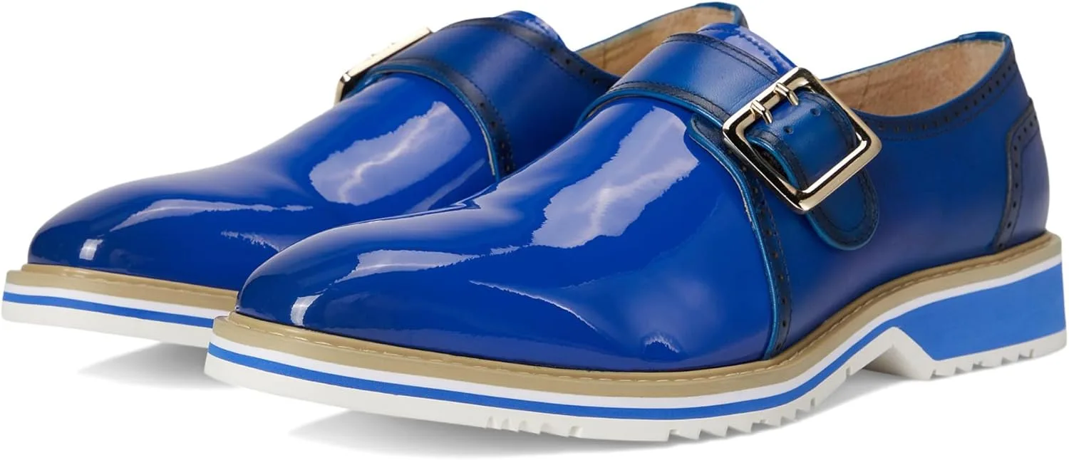 Туфли-монки Stacy Adams Bartram Monk Strap Monk Buckle Shoe, синий