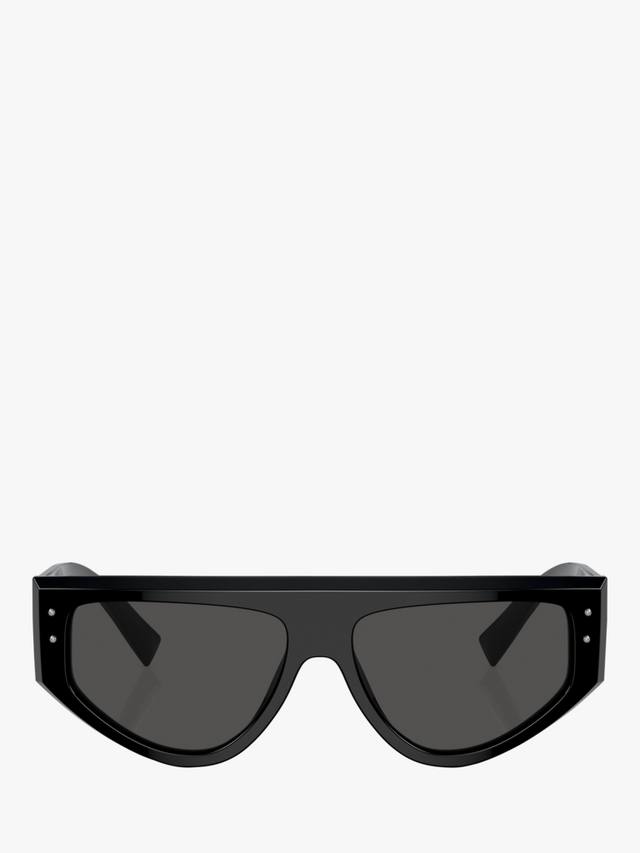 Мужские солнцезащитные очки неправильной формы dg4461 Dolce & Gabbana, черный — фото 2