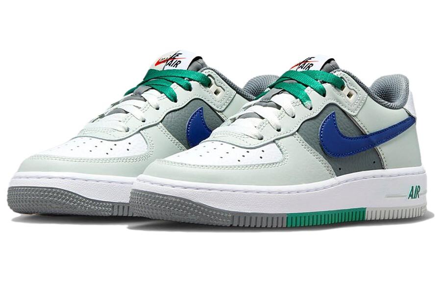 Женские кроссовки для скейтбординга Nike Air Force 1 Low, Зеленый/Белый — фото 3