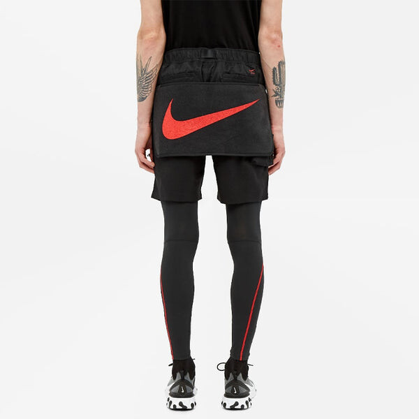 Повседневные брюки лабораторные гибридные обтягивающие Nike, черный — фото 4