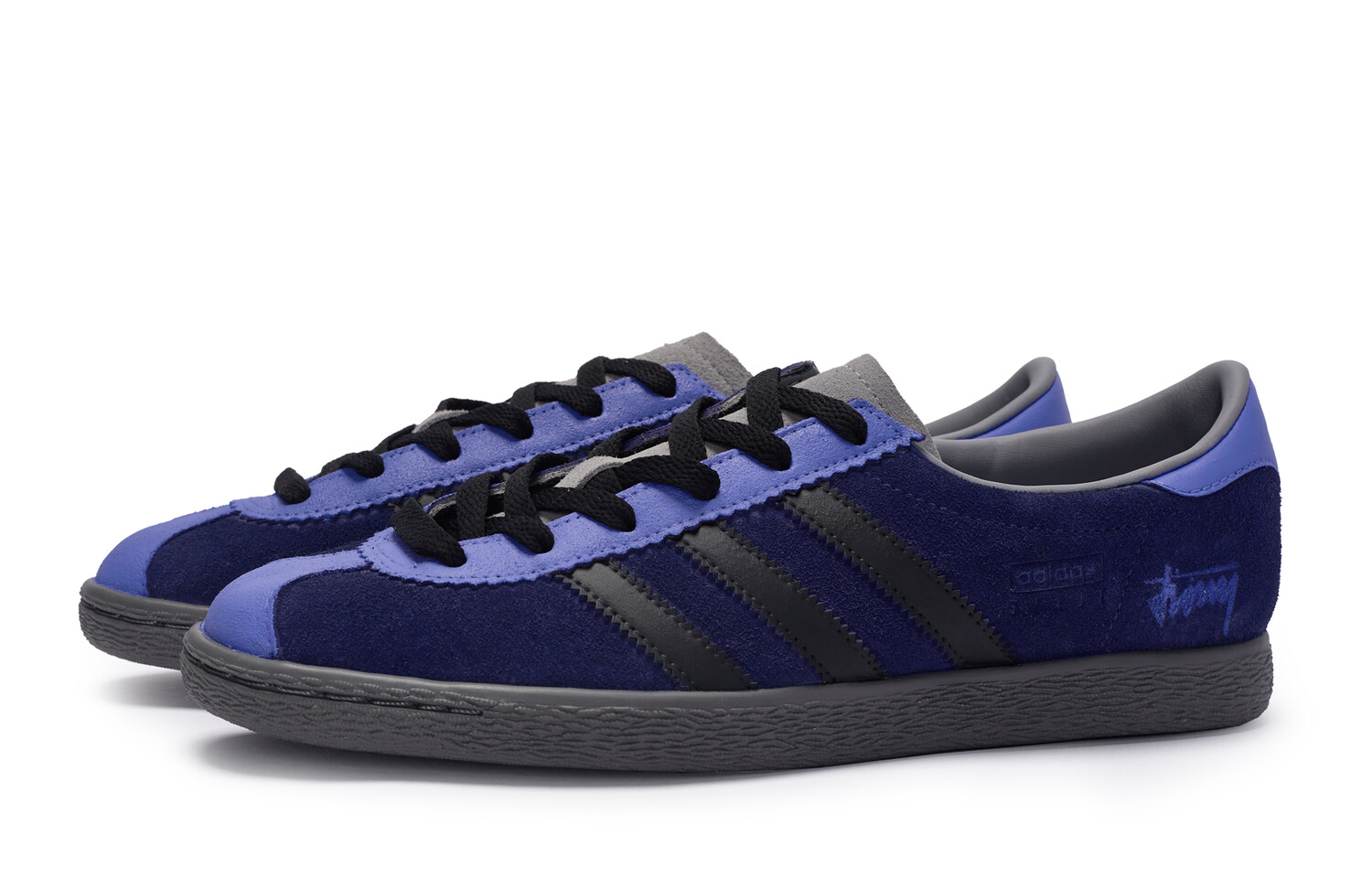 Кроссовки adidas originals Stadt Skateboarding Shoes Men Low-top Black, фиолетовый — фото 4