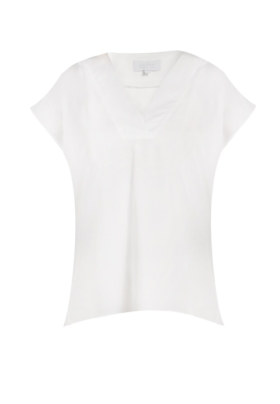 

Блузка с коротким рукавом usha WHITE LABEL Blouse, белый