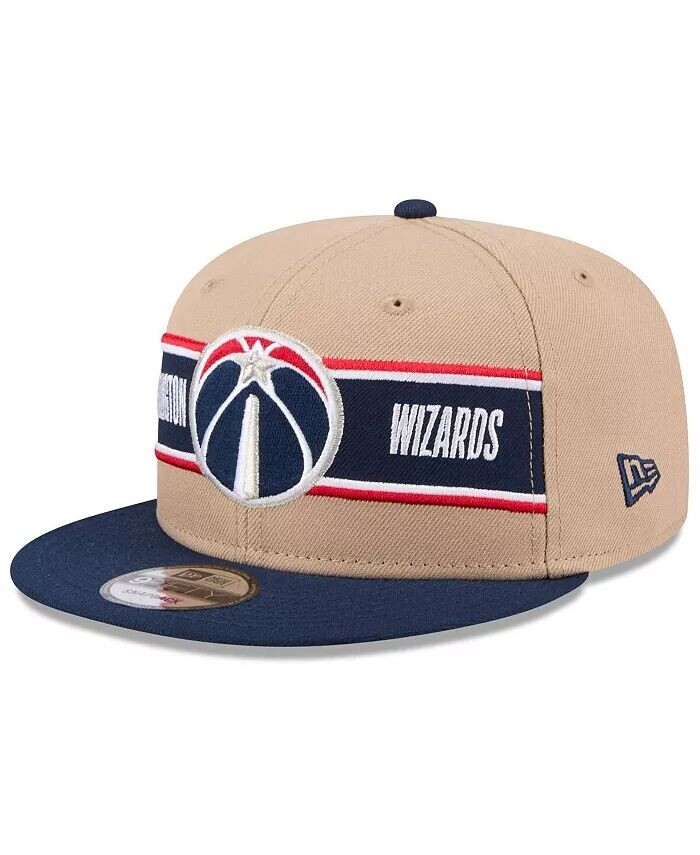 

Мужская светло-коричневая/темно-синяя кепка Snapback Washington Wizards NBA Draft 9FIFTY 2024 New Era, синий