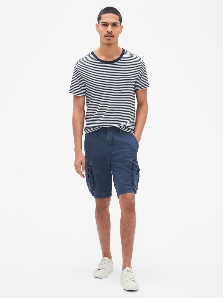 

Твиловые шорты карго Gap, синий