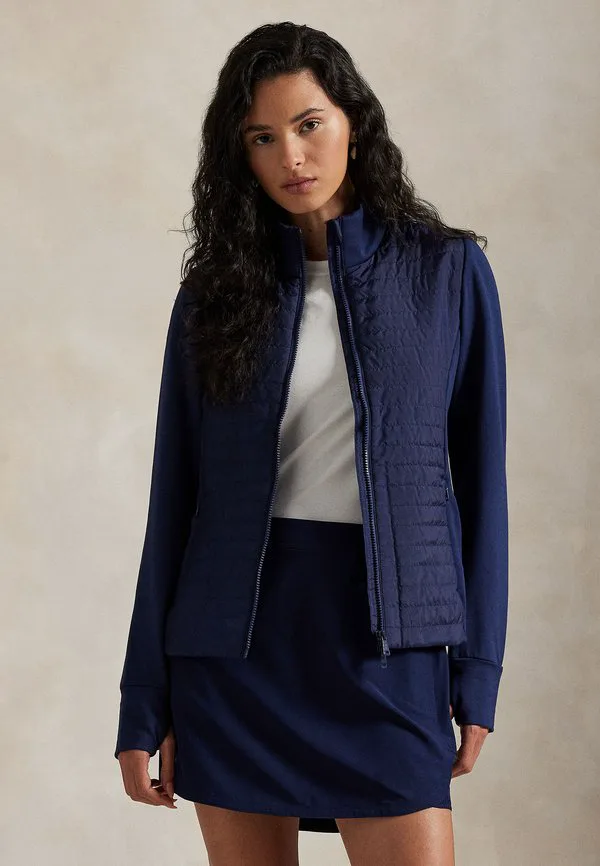 

Гибридная французская стеганая куртка на молнии, толстовка на молнии Polo Ralph Lauren, Refined Navy, Синий, Гибридная французская стеганая куртка на молнии, толстовка на молнии Polo Ralph Lauren, Refined Navy