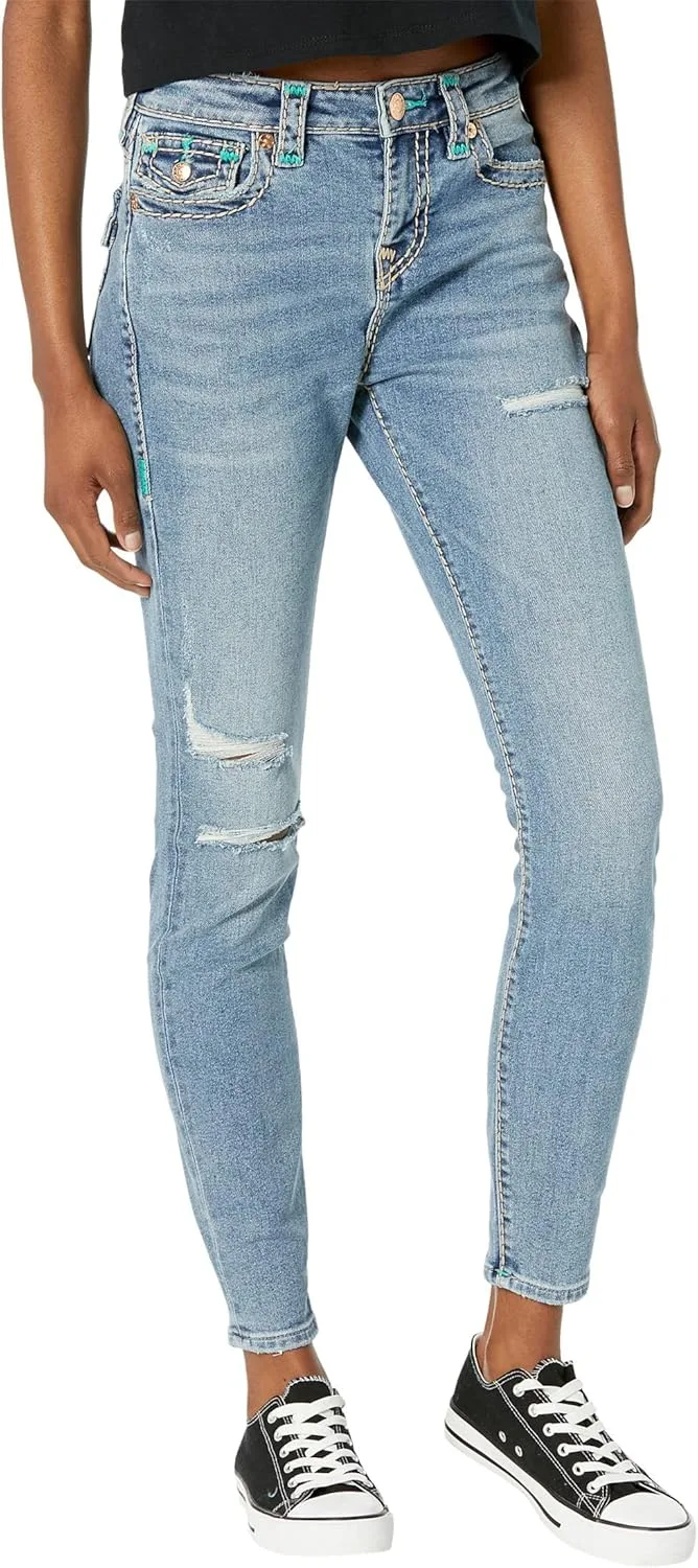 

True Religion Women's Jennie Mr Skinny Super T Flap