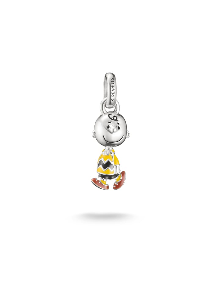 

Thomas Sabo Подвеска-шарм Чарли Брауна из мультфильма «Peanuts» из серебра, разноцветная