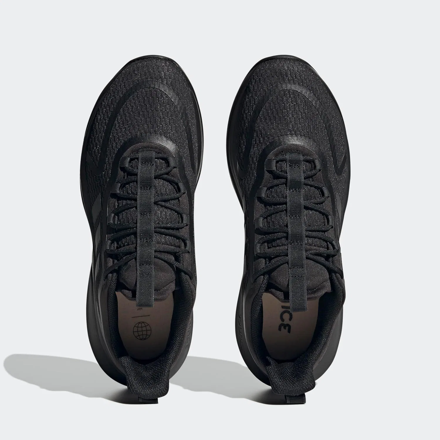 Мужские кроссовки Alphabounce + Adidas, Core Black Carbon — фото 4