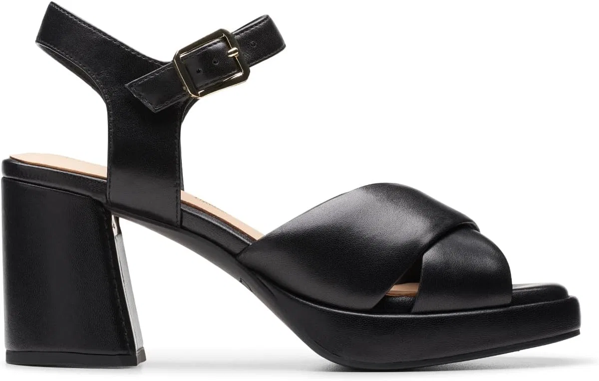 Унисекс ботинки Clarks Ritzy75 Rae Oxford, Noir Cuir
