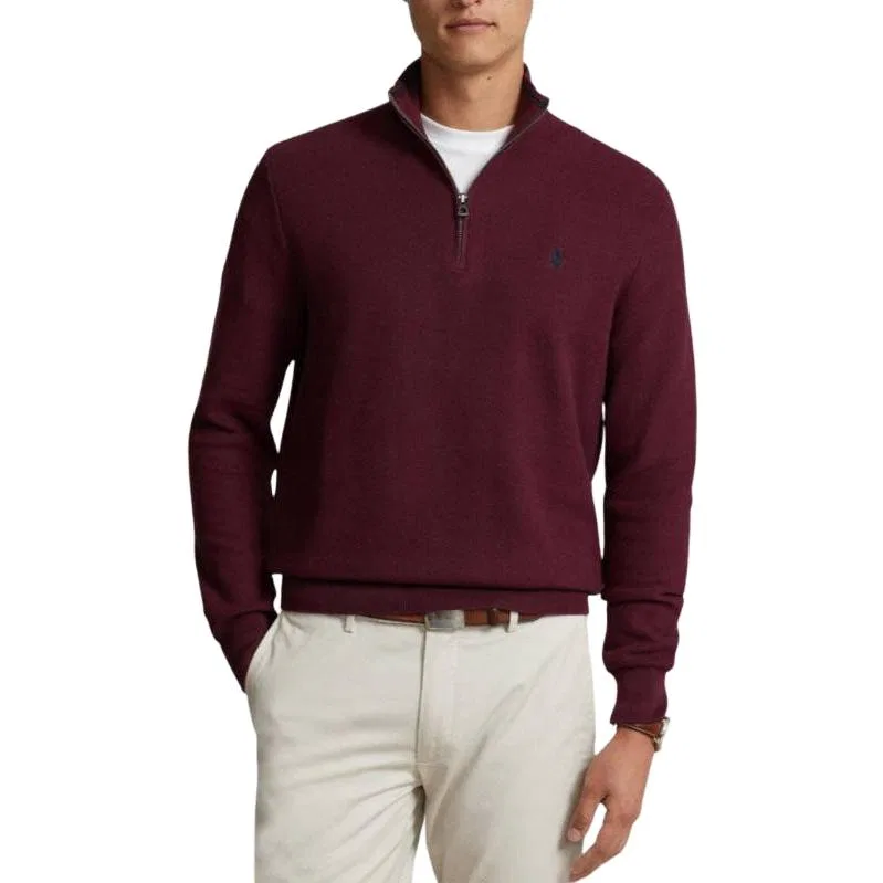 Свитер с вышивкой Polo Ralph Lauren Polo Pony красный — фото 3