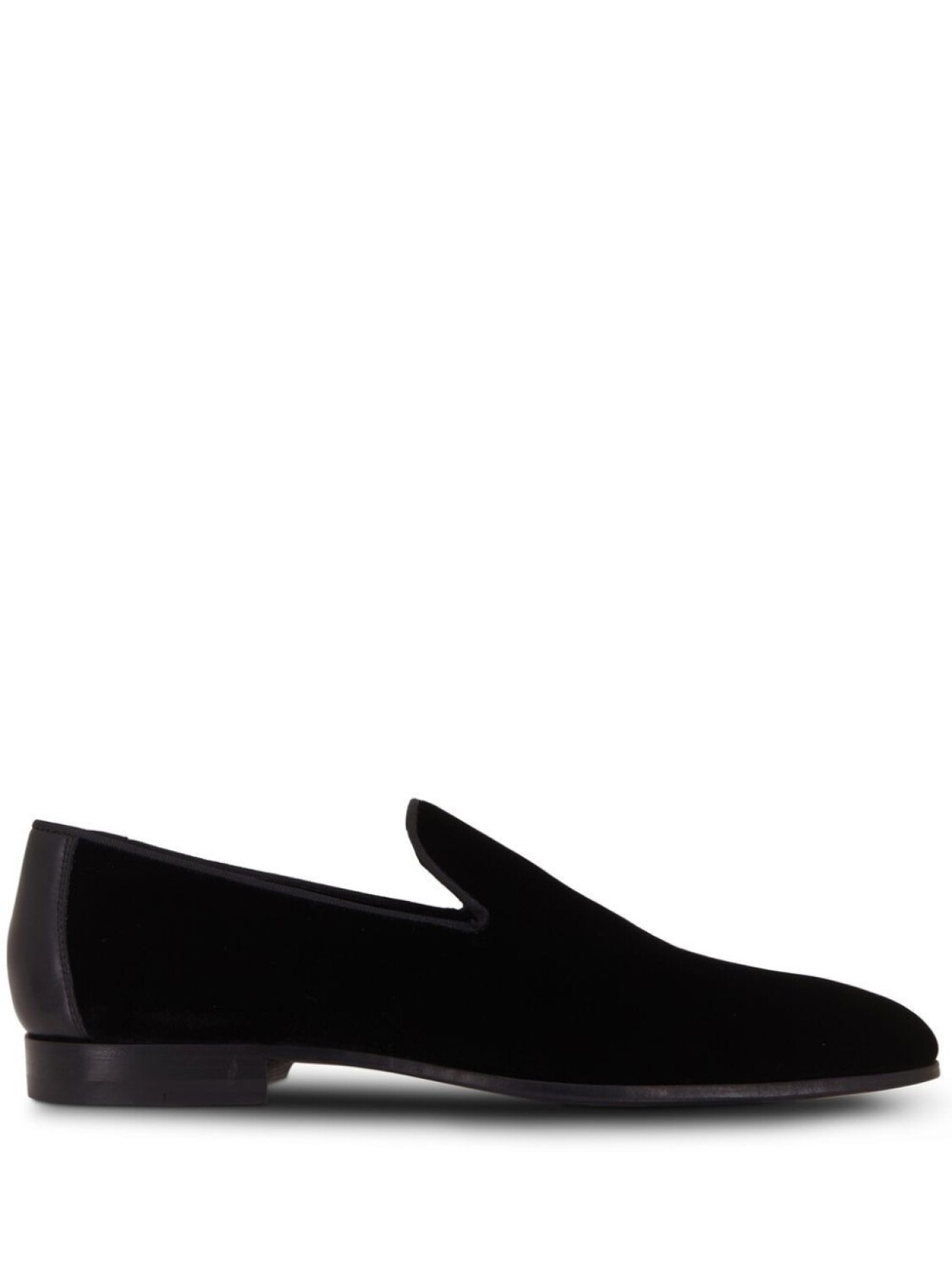 

Magnanni бархатные лоферы с миндалевидным носком, черный