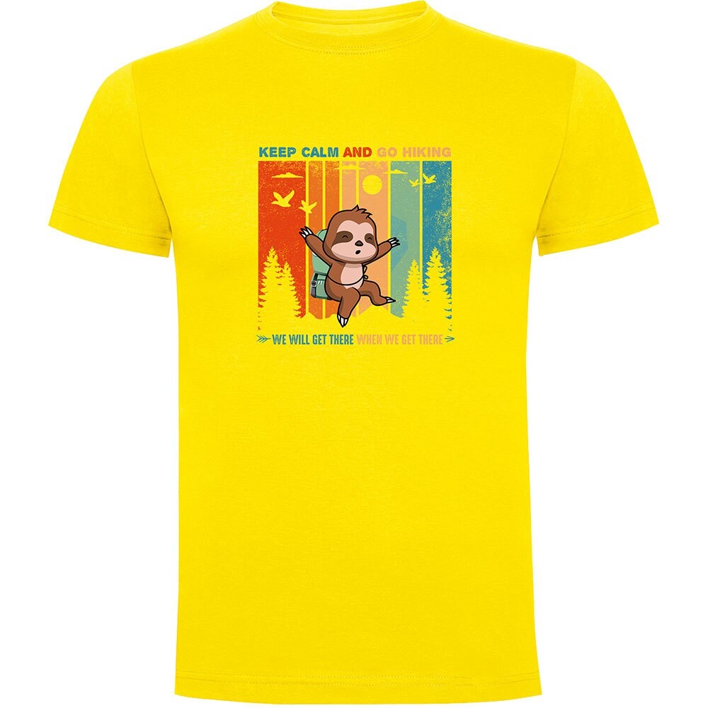 

Спортивная футболка Kruskis Keep Calm Sloth, желтый