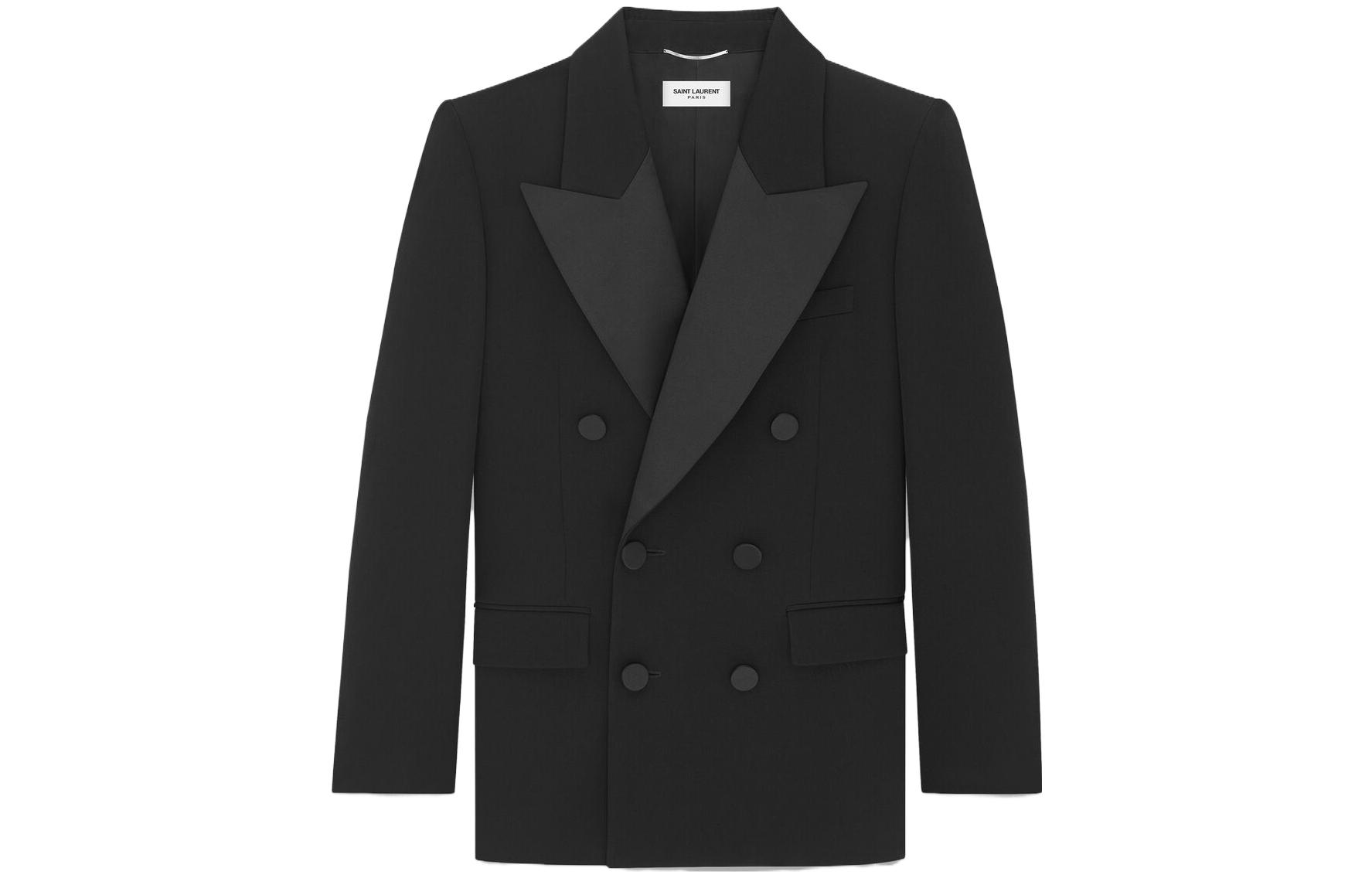 

Пиджак мужской Saint Laurent Double-breasted, черный