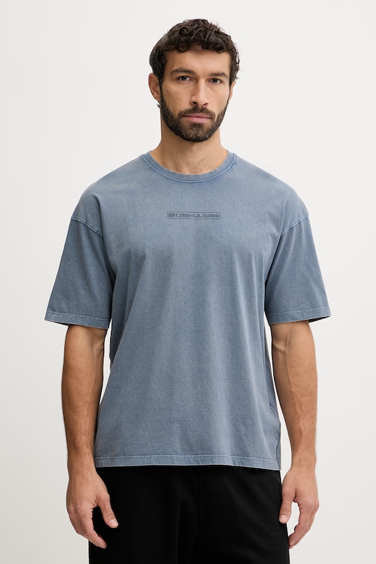 

Хлопковая футболка nawat Guess, синий