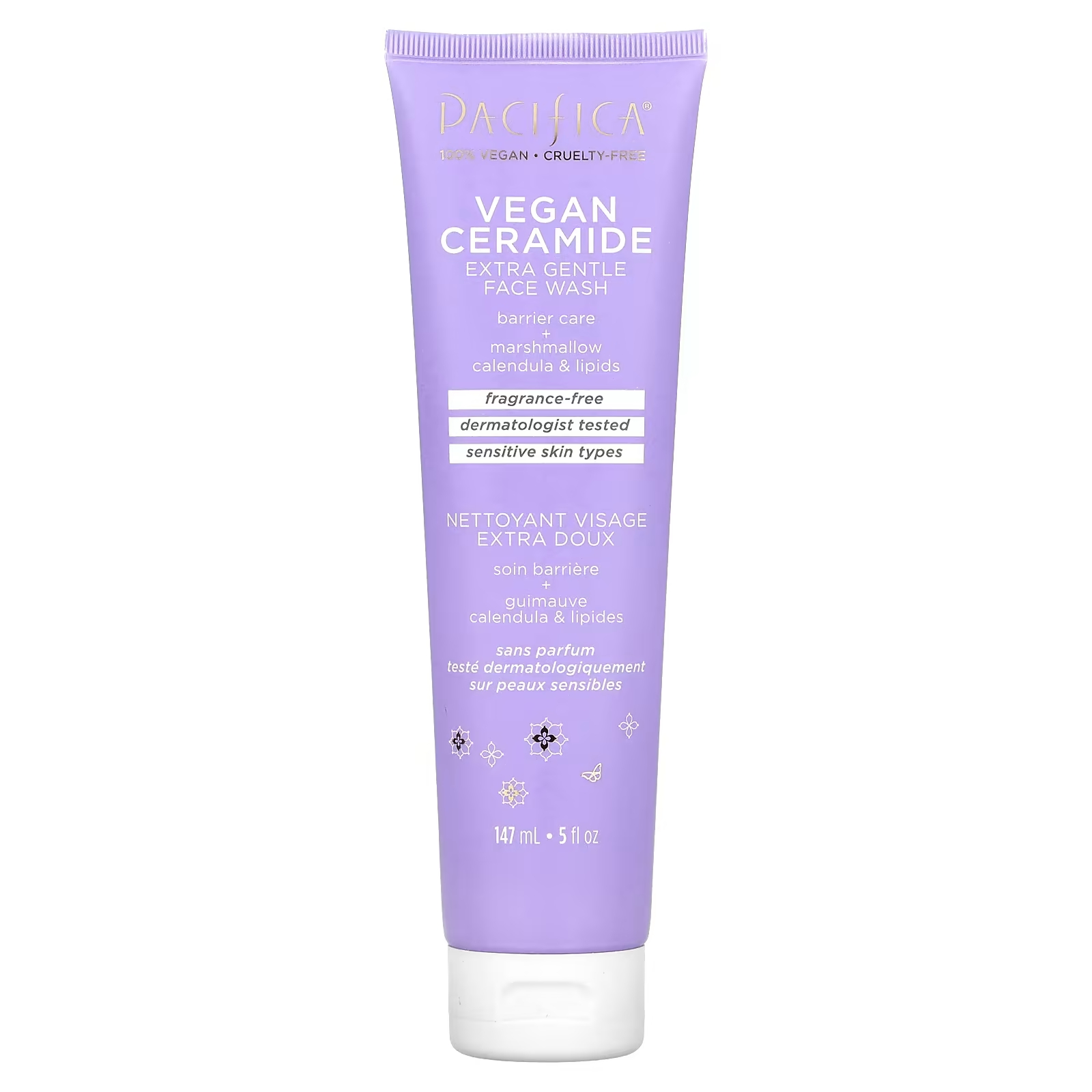 

Средство для умывания Pacifica Vegan Ceramine Extra Gentle, 147 мл