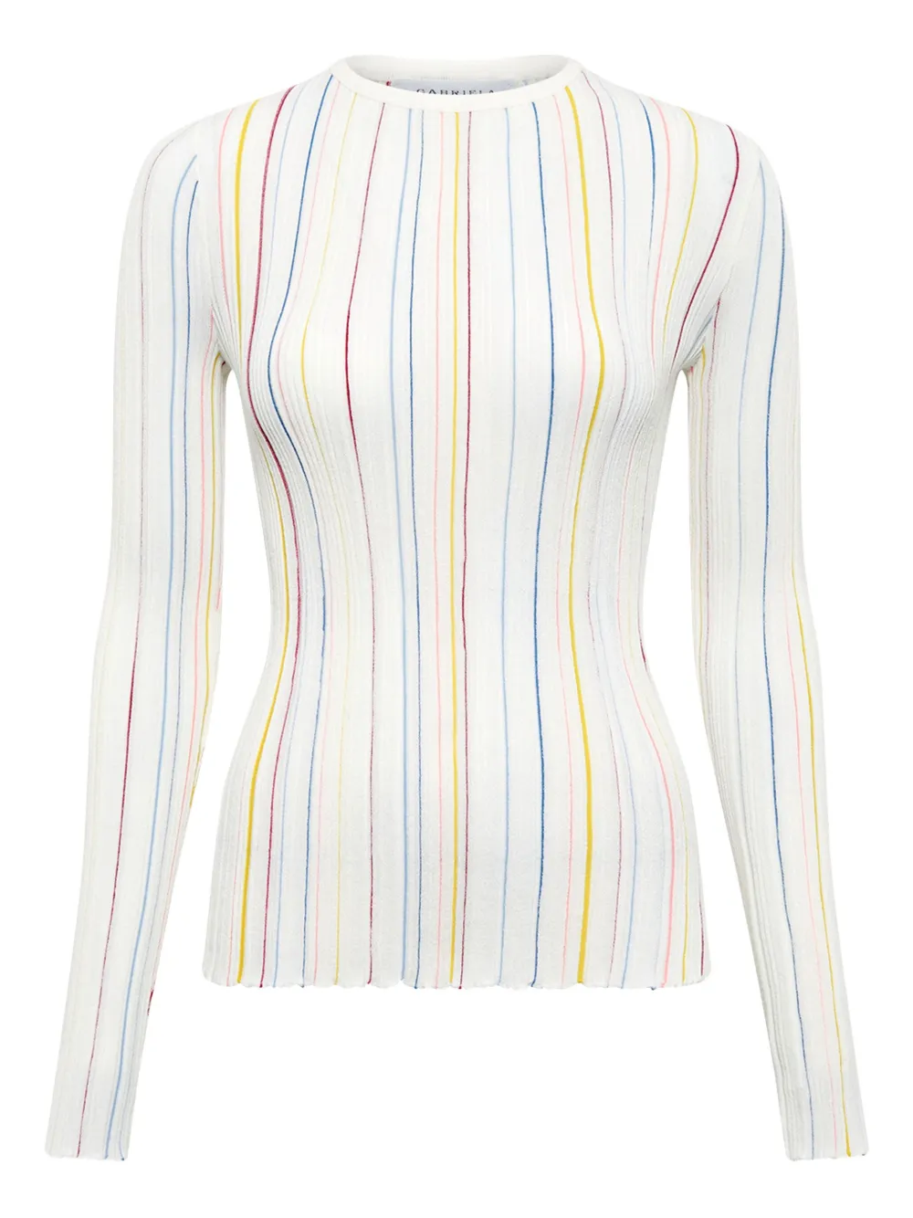 

Футболка в полоску Gabriela Hearst, белый