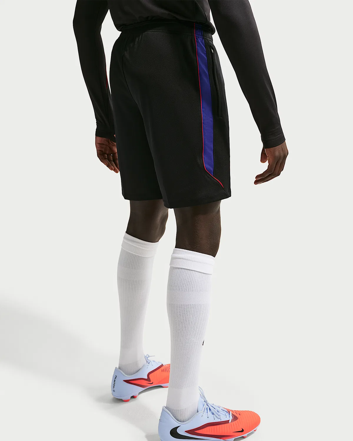Мужские шорты Nike Dri-FIT Soccer Knit USMNT Strike, Black/Deep Royal Blue/Challenge Red — фото 3