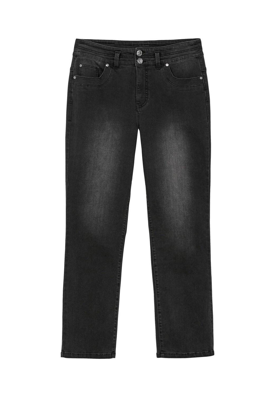 

Джинсы MANUELA для узкой талии и сильных бедер Sheego, цвет Black Denim