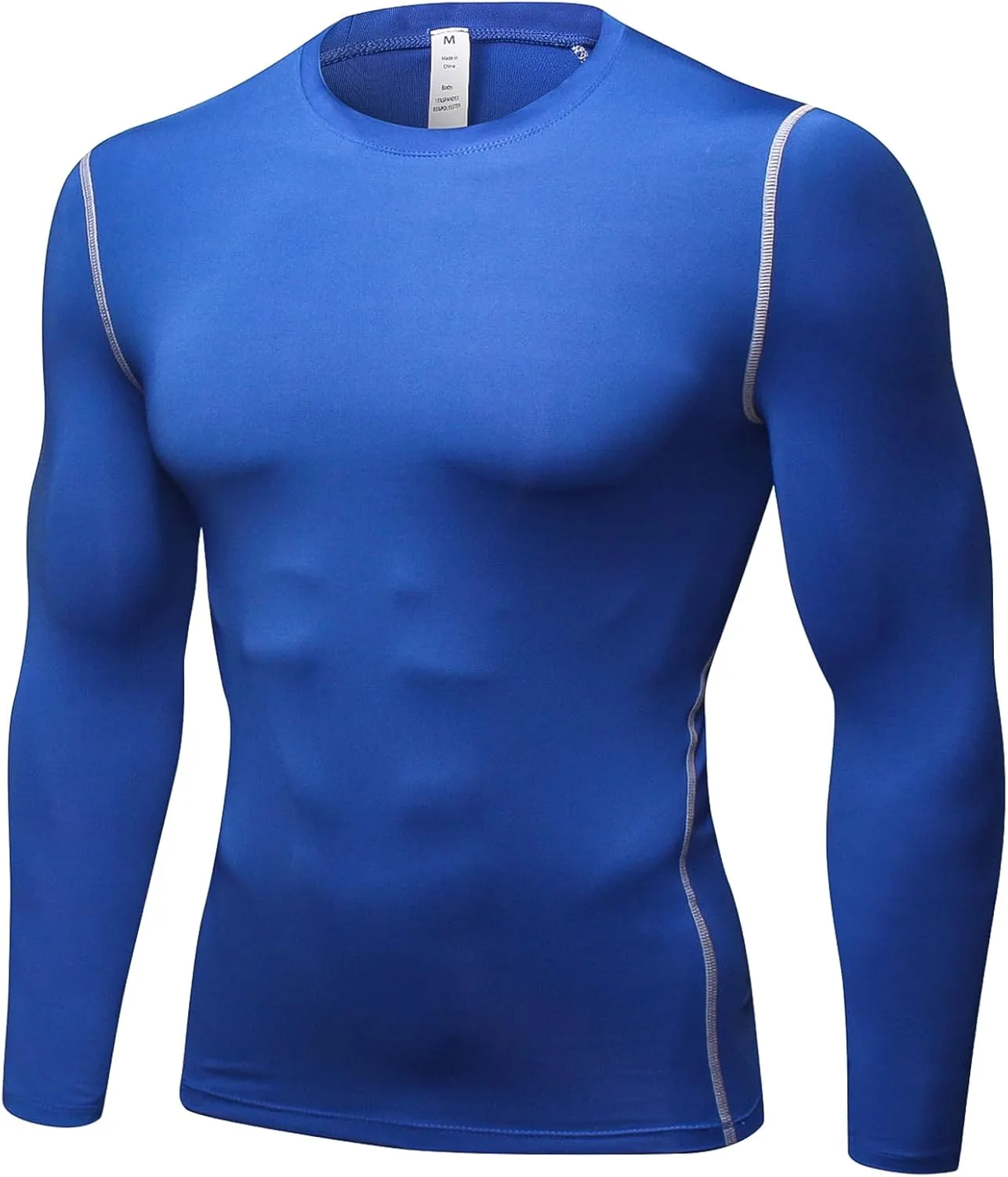 

Мужская компрессионная футболка с длинным рукавом для бега и тренировок WRAGCFM