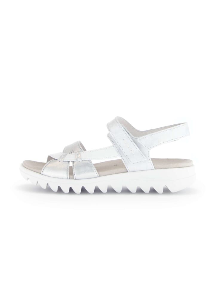 Классические босоножки Gabor Fashion Riemchensandalen, белый — фото 2