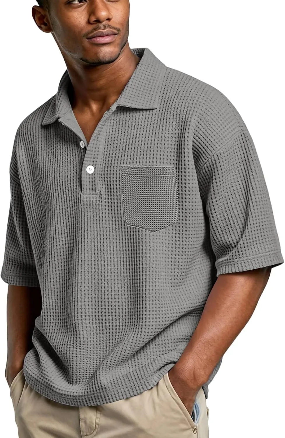 

Мужская поло с коротким рукавом Big and Tall, влагоотводящая