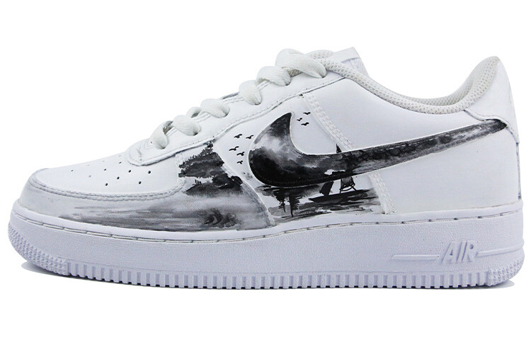 

Кроссовки Nike Air Force 1 Skateboard Shoes Men Low-Top White Black