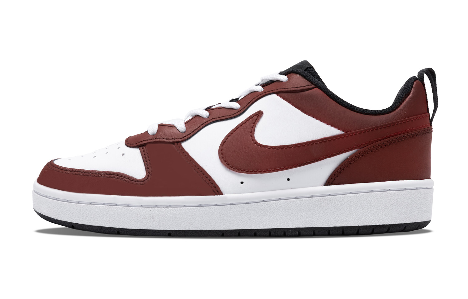 

Кроссовки Nike Court Borough Skateboarding Shoes Women's Low-top White, цвет Burgundy