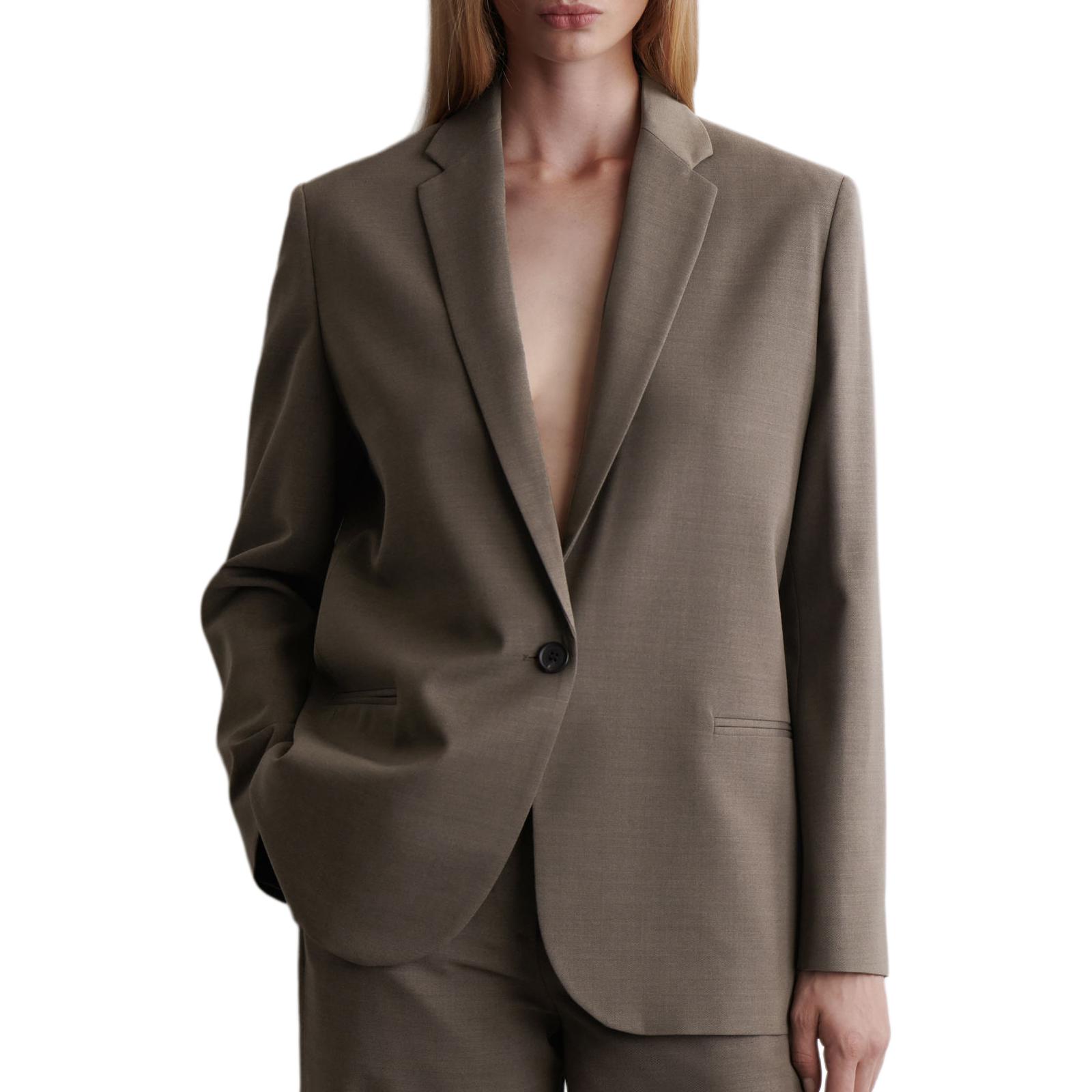 

COS Женский деловой костюм коричневый, Brown