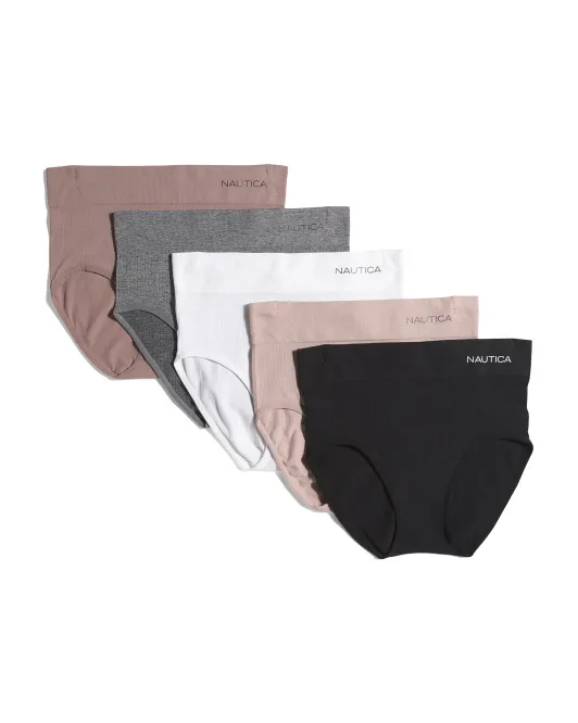 

Бесшовные трусы в рубчик, 5 шт Nautica, цвет Multi