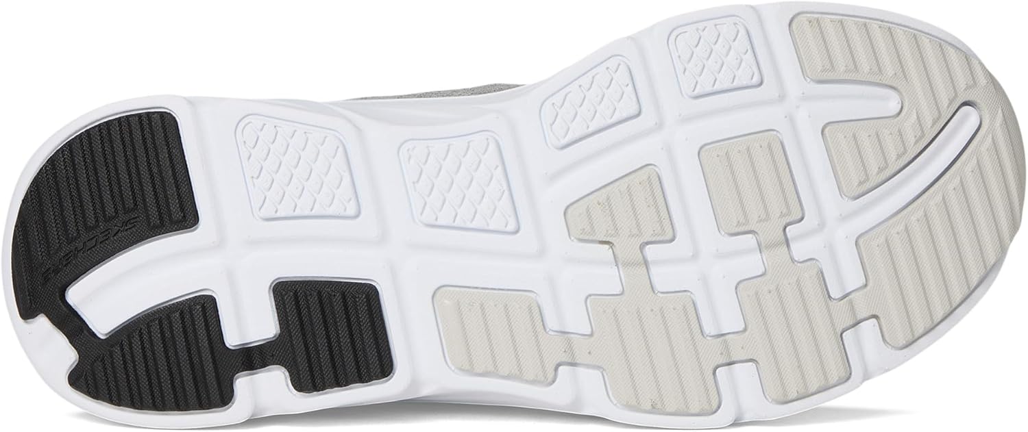 Мужские кроссовки Skechers D'lux Walker 3.0 Drevven с удобной посадкой без шнурков, черный/серый — фото 3
