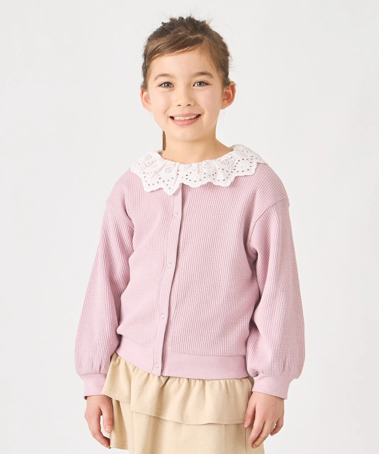 Вафельный кардиган Ever Closet, Lavender