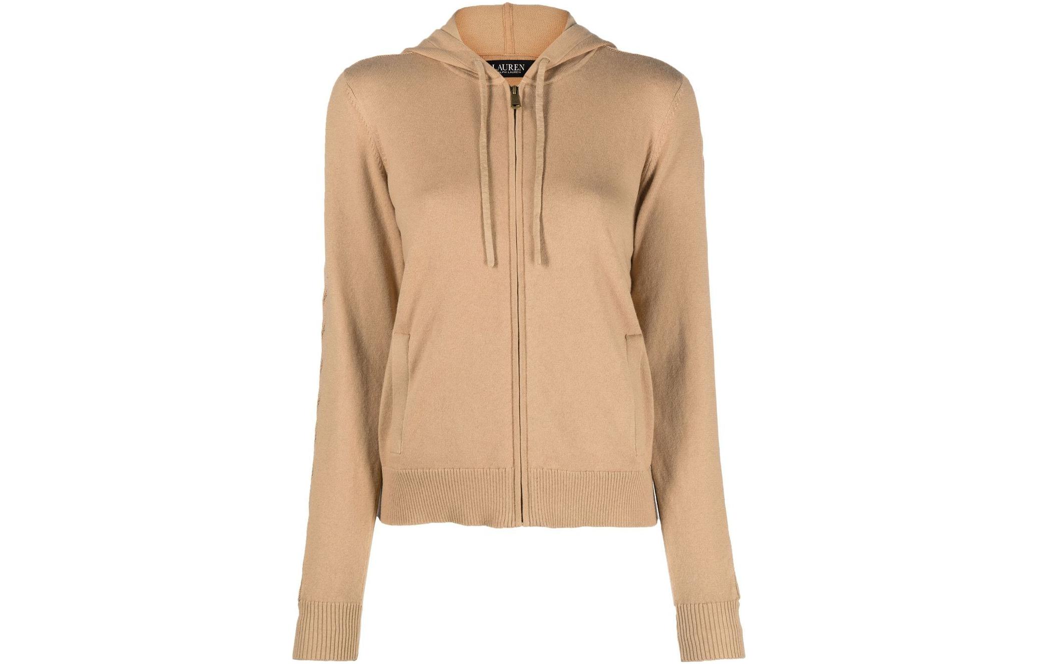 

LAUREN RALPH LAUREN Вязаный свитер FW22 женский коричневый