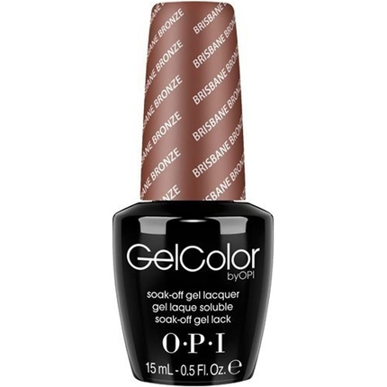 

Gelcolor Soak Off УФ-гель-лак Brisbane Bronze A45 15 мл, Opi