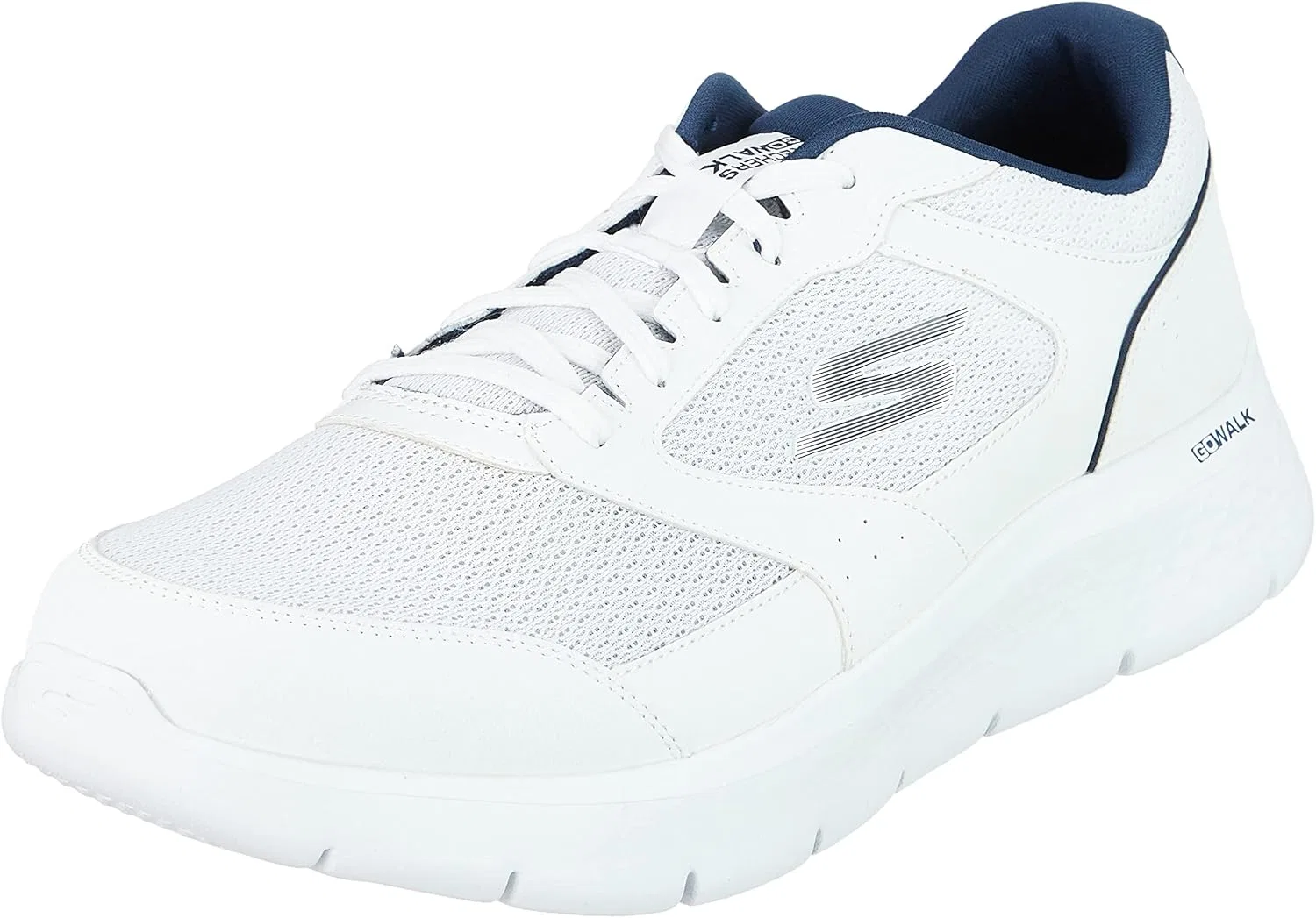 Мужские кроссовки Skechers Go Walk Flex, White Synthetic Textile
