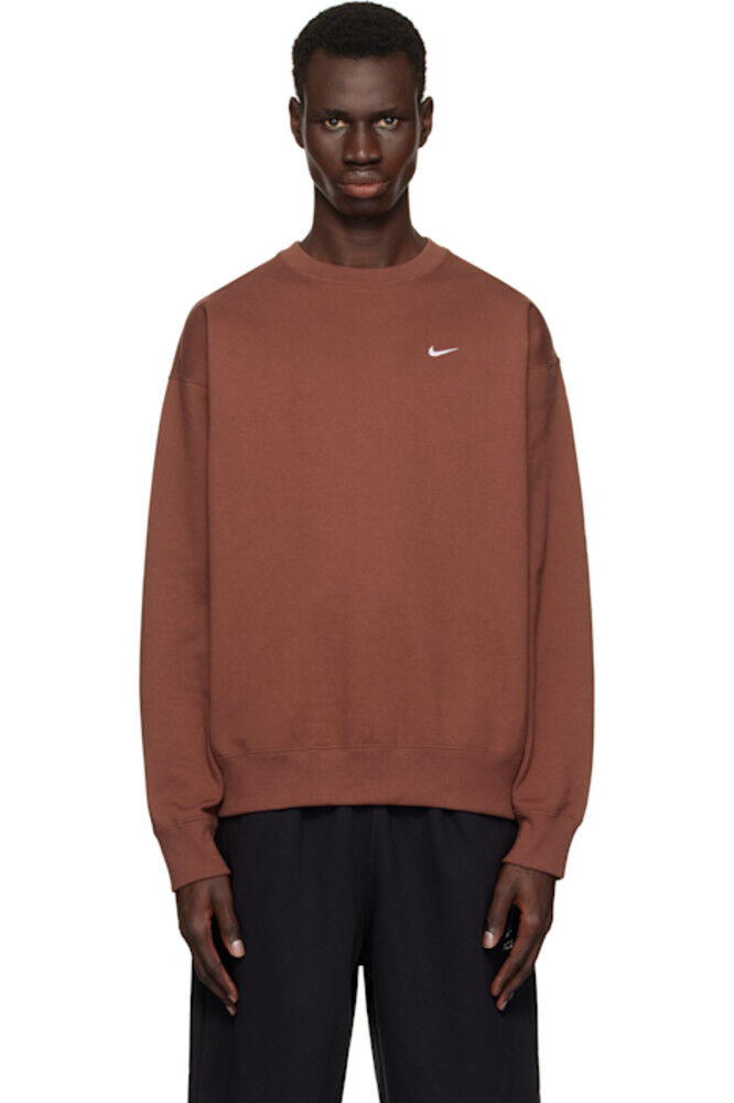 

Толстовка Solo Swoosh бордового цвета Nike