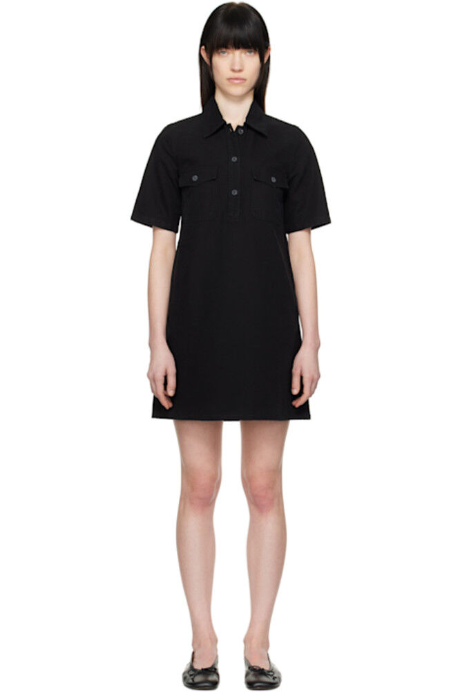 

Черное мини-платье Selia A.P.C.