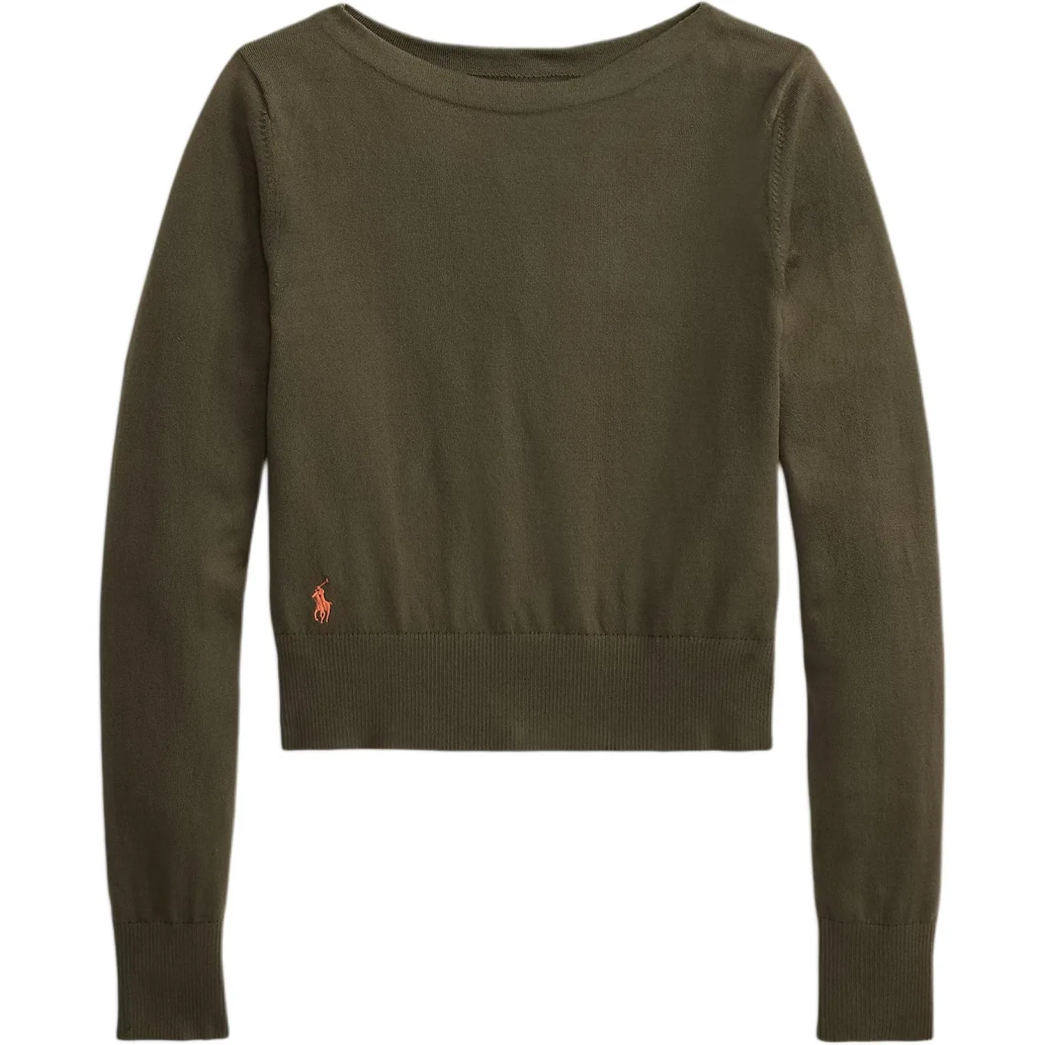 Свитер с длинным рукавом Polo Ralph Lauren оливковый