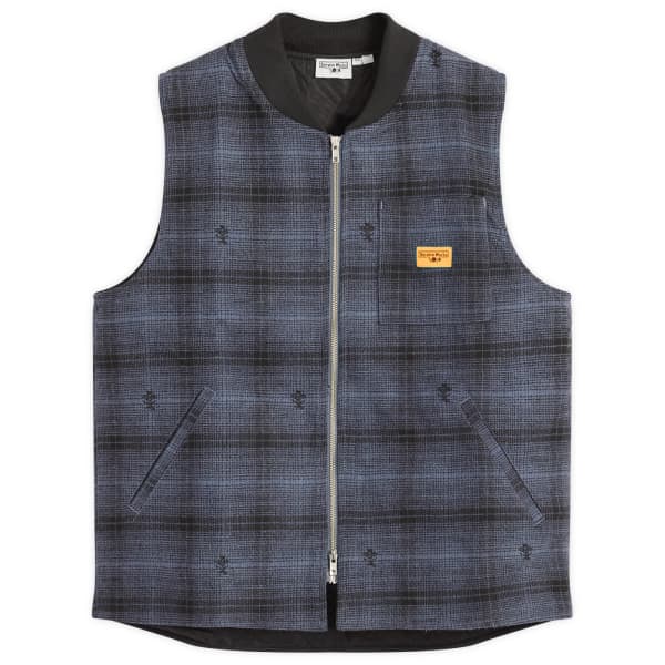 

Рабочий жилет в клетку «чертополох» Service Works, черный