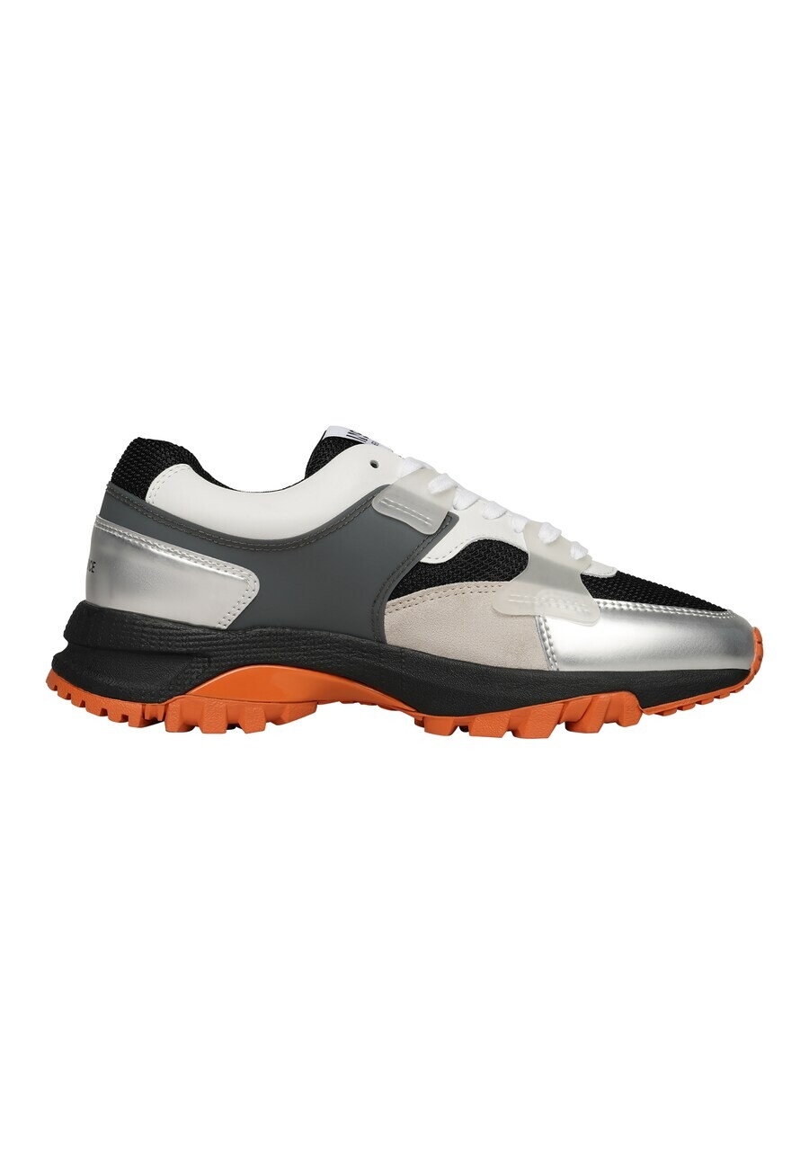 Кроссовки N91 Sneakers Style Choice W LM, оранжевый/черный/серебристый — фото 4
