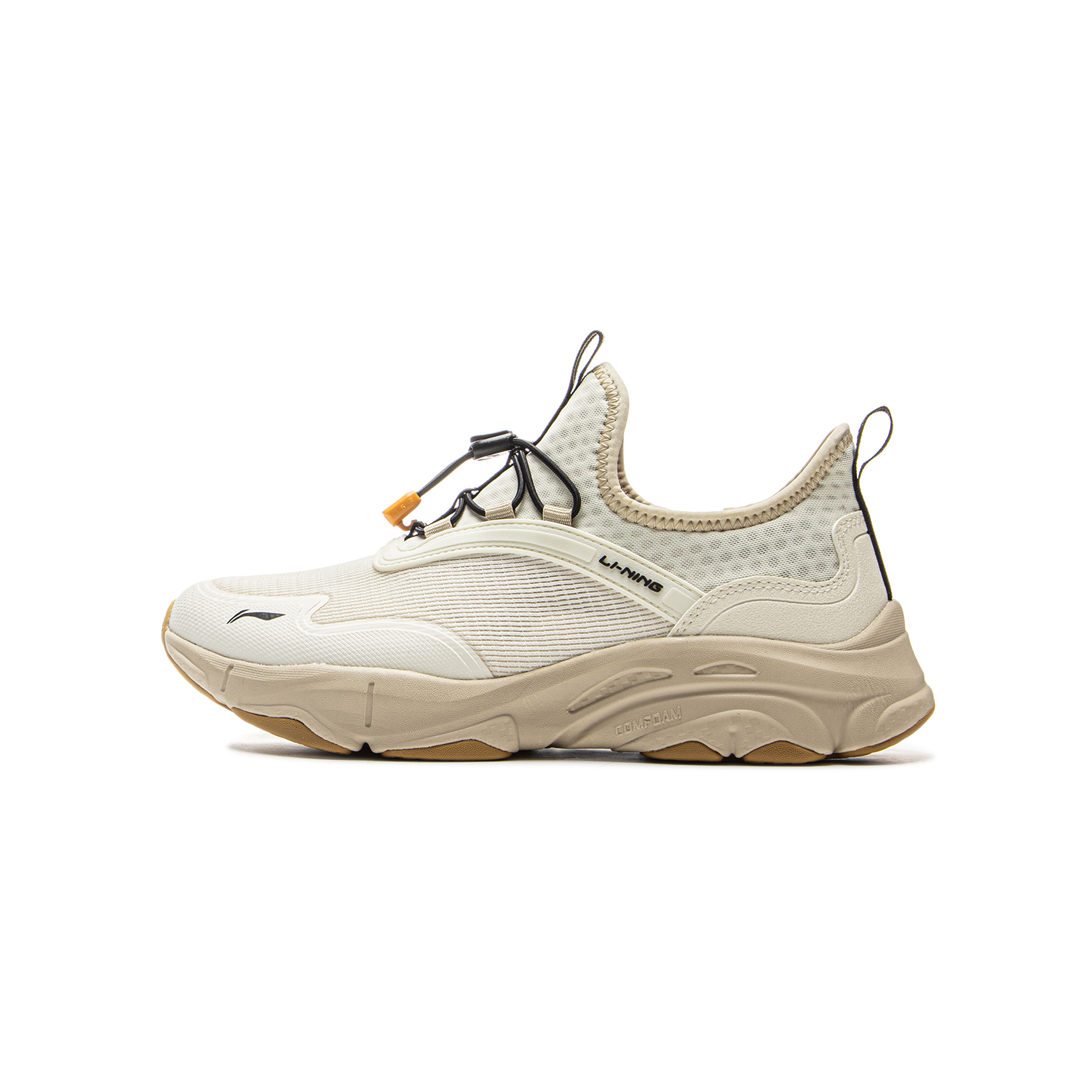 

LINING YOUNG Кроссовки детские Sports Life Collection Slip Resistant Cushioning Wear Resistant Breathable Kids Lifestyle Shoes Ecru