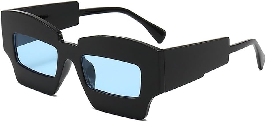 

Модные солнцезащитные очки неправильной формы, забавные асимметричные солнцезащитные очки для вечеринок, женские и мужские, с индивидуальным дизайном, черные солнцезащитные очки HYYZZC, C2