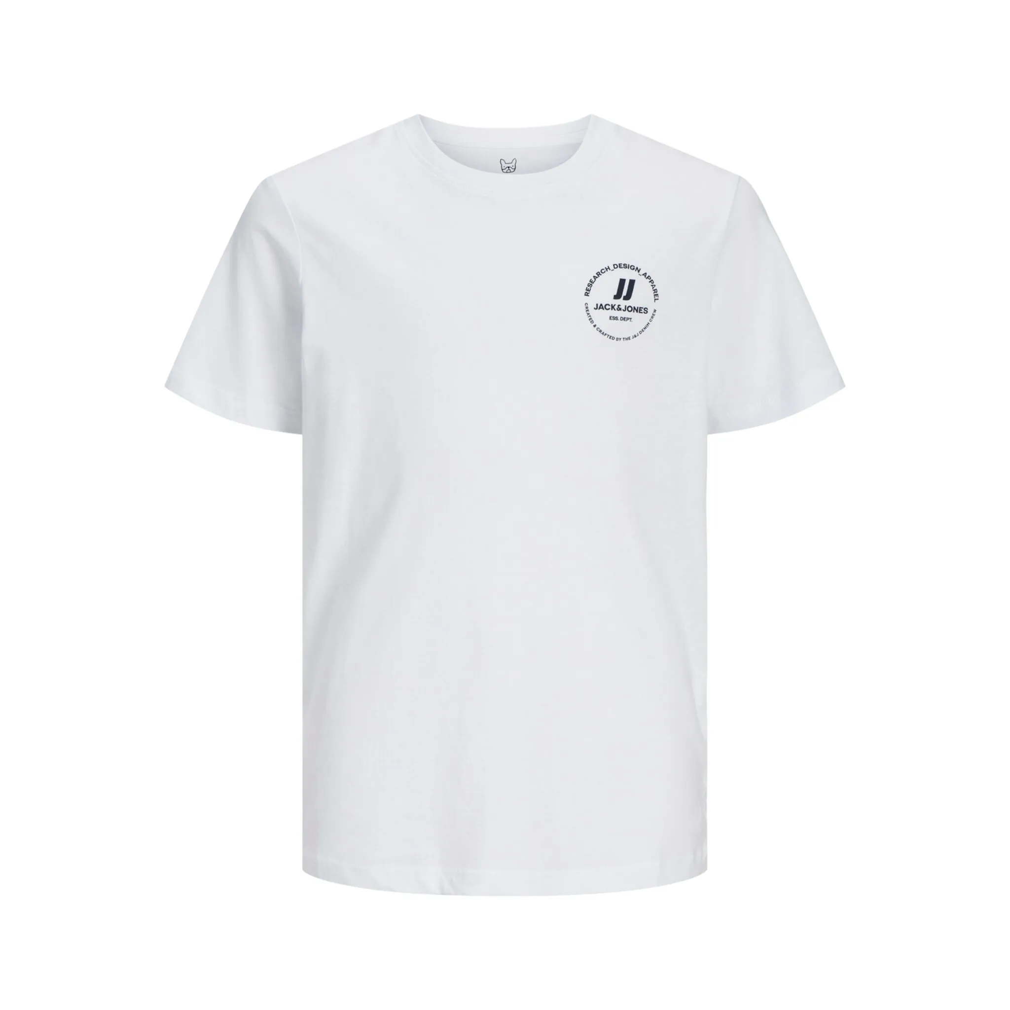 

Рубашка с круглым вырезом для подростков Jack & Jones "JJESWIFT TEE SS NOOS JNR" Jack & Jones Junior, белый