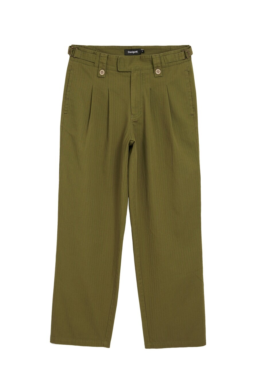 

Брюки-карго Desigual Tapered Cargo Pants, зеленый