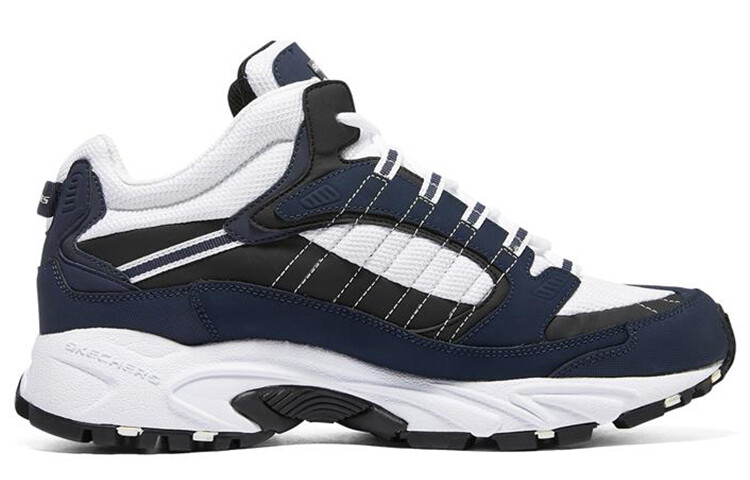 Кроссовки мужские Chunky Mid-top белые/королевские синие Skechers — фото 2
