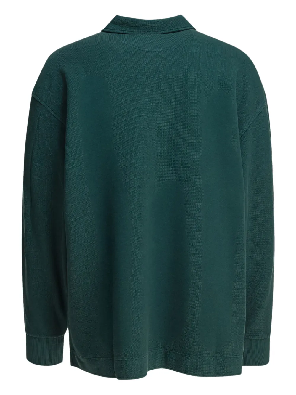 

Поло с логотипом и застежкой на молнию Carhartt Wip, зеленый