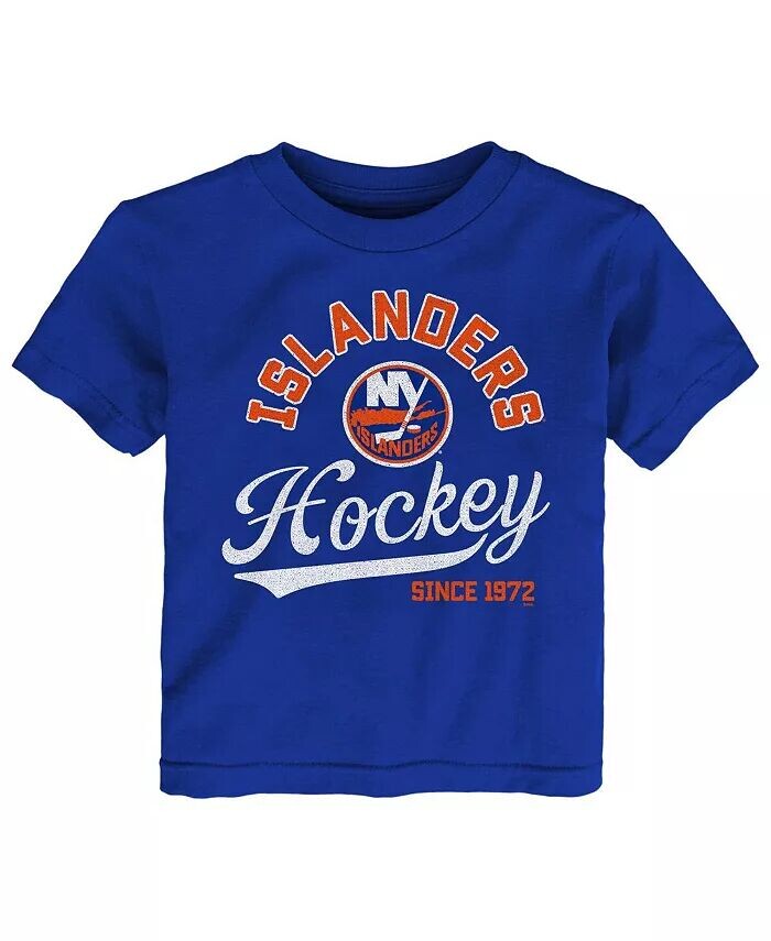 

Футболка для малышей из команды Royal New York Islanders «Возьми на себя инициативу» Outerstuff
