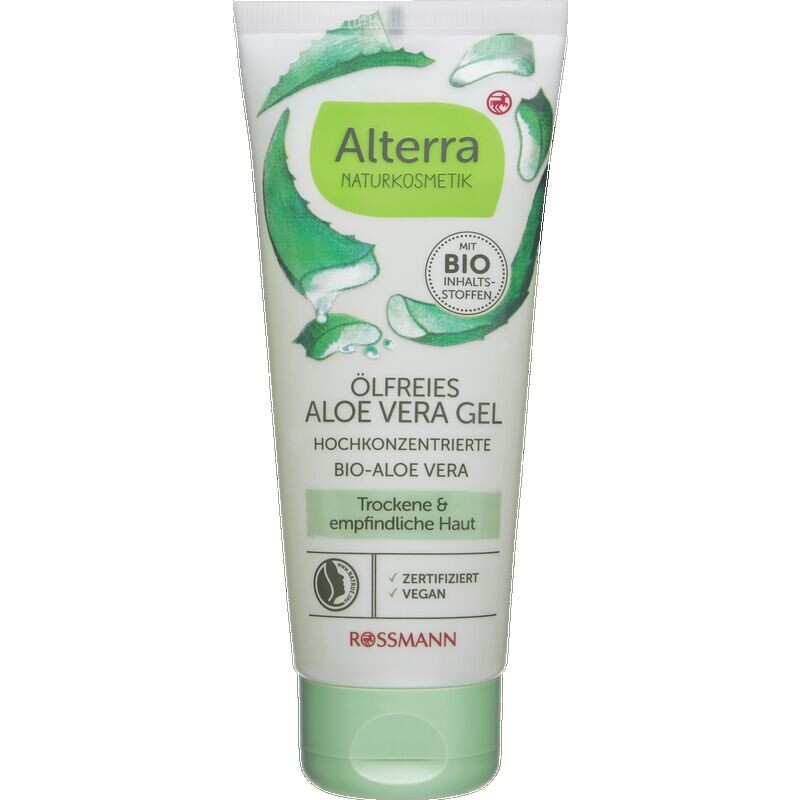 

Безмасляный гель алоэ вера Alterra NATURKOSMETIK, 100 ml