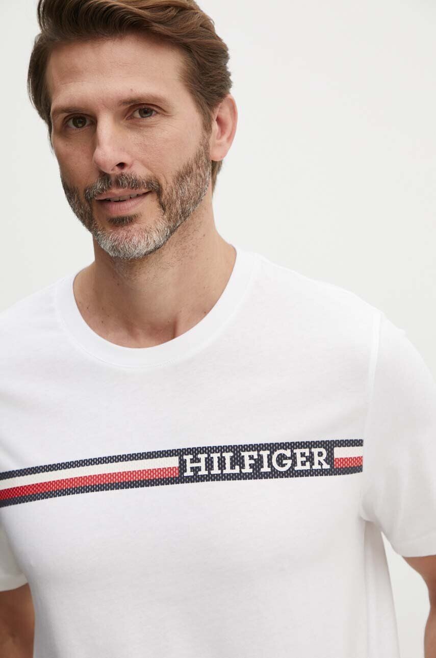 

Хлопковая футболка Tommy Hilfiger, белый