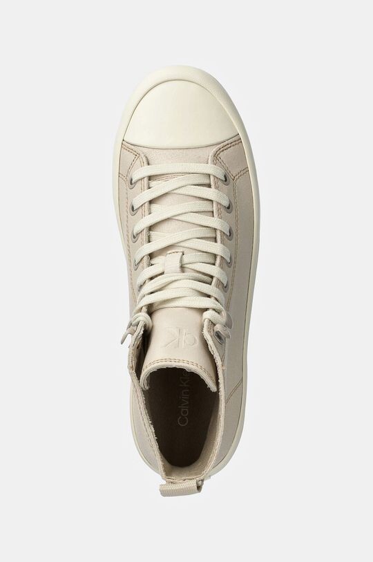 Кроссовки LUGGED HYBRID Mid LACEUP SUEDE Calvin Klein Jeans, бежевый — фото 4